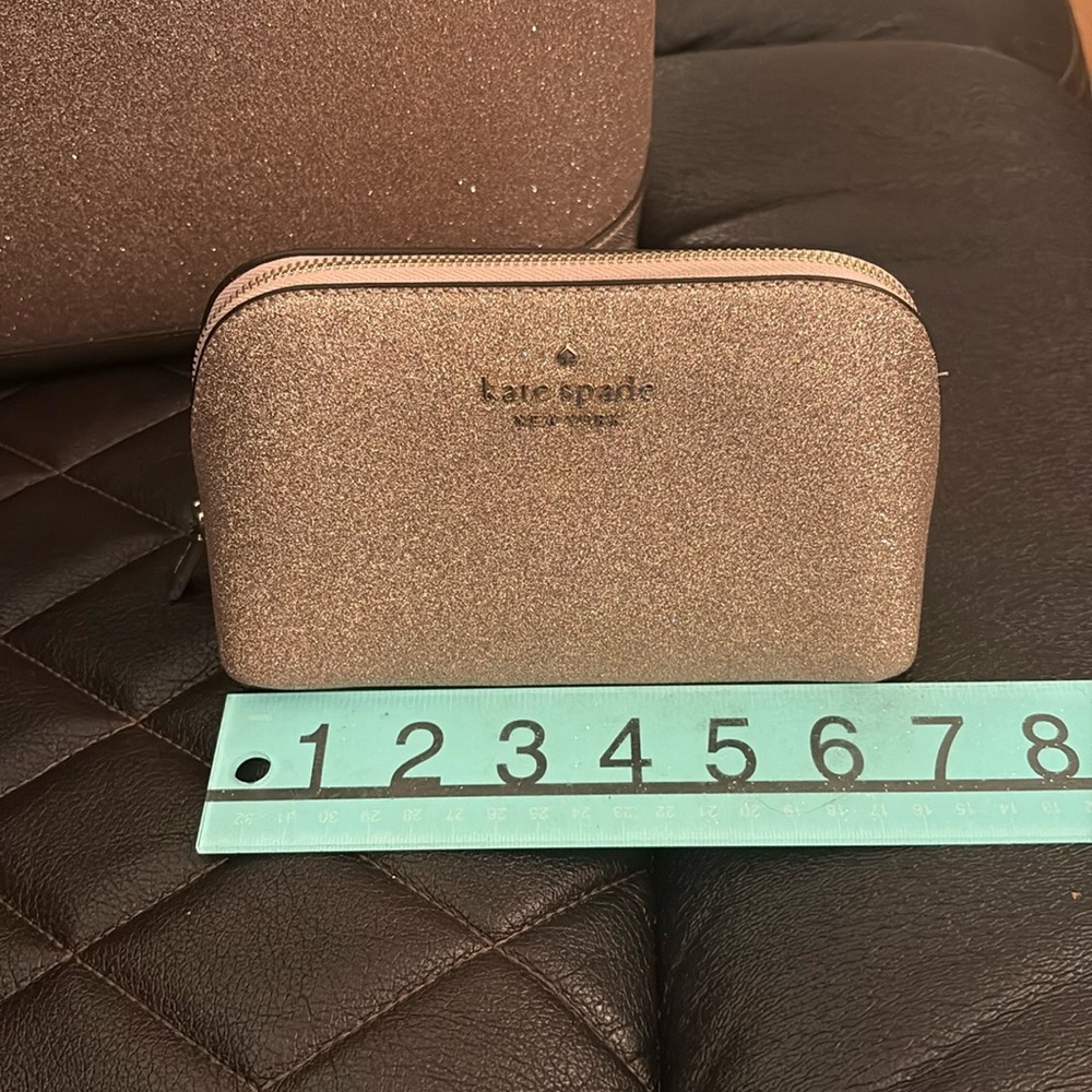 Glitter Kate spade New York make up bag
